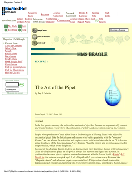 Art of the Pipet Advanced Site Search by Jay A