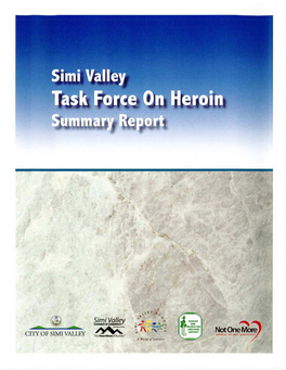 Simi Valley Task Force on Heroin Summary Report