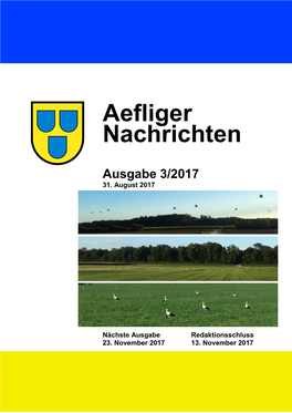 Aefliger Nachrichten