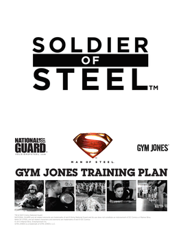 Gym Jones Training Plan