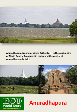 Anuradhapura Is a Major City in Sri Lanka