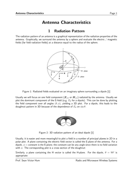 Antenna Characteristics Page 1