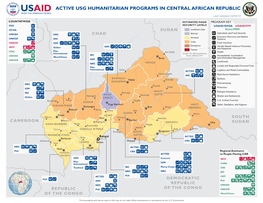 04.06.18 Active USG Humanitarian Programs in Central African Republic