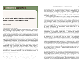 A Roundabout Approach to Macroeconomics 2