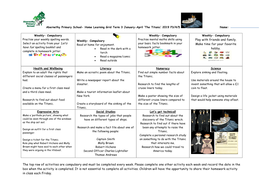 Homework Grid P3-5 Term 3