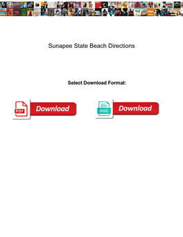 Sunapee State Beach Directions