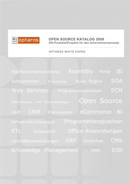 Open Source Katalog 2009 – Seite 1
