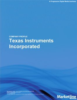 Texas Instruments Incorporated