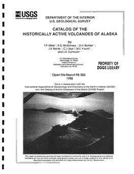 PROPERN of Fairbanks, AK 99709 DGGS LIBRARY Open File Repod 98-582 Icpbs