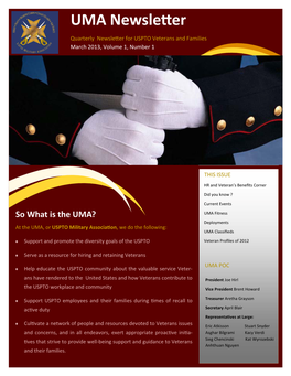 UMA Newsletter