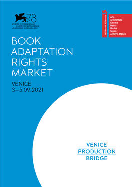 Book Adaptation Rights Market Venice 3—5.09.2021