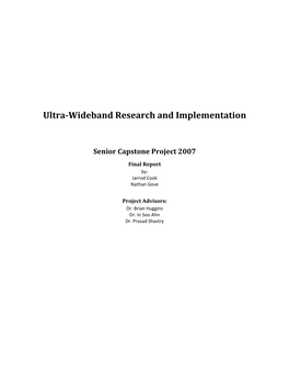 Ultra-Wideband Research and Implementation