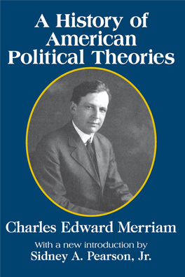 A History of American Political Theories