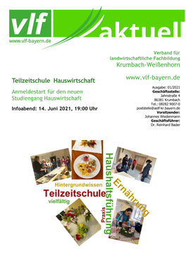 Teilzeitschule Hauswirtschaft Krumbach-Weißenhorn