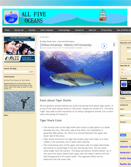 Tiger Sharks Facts