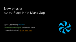 New Physics and the Black Hole Mass Gap