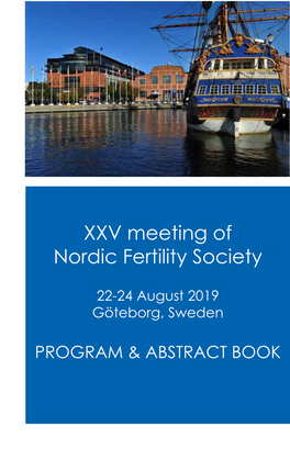 XXV Meeting of Nordic Fertility Society