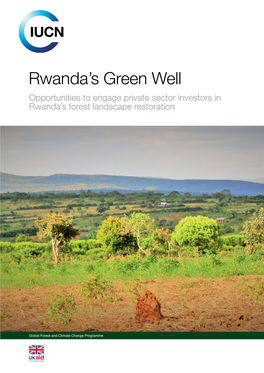 Rwanda Green Well Potential for Investment In