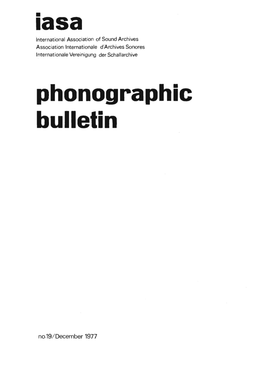 Phonographic Bulletin