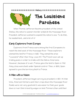 The Louisiana Purchase