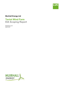 Teviot Wind Farm EIA Scoping Report