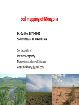 Soil Mapping of Mongolia