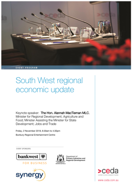 South West Regional Economic Update