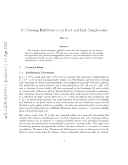 Arxiv:2101.02945V3 [Math.GT] 15 Apr 2021