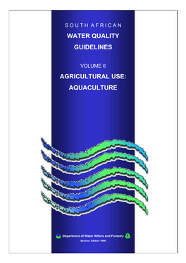 Water Quality Guidelines