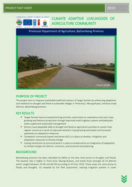 Project Fact Sheet 2013