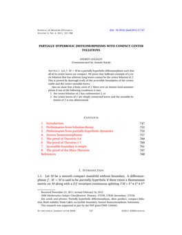 Partially Hyperbolic Diffeomorphisms with Compact Center Foliations