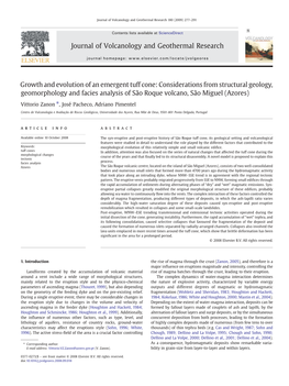 Growth and Evolution of an Emergent Tuff Cone: Considerations from Structural Geology, Geomorphology and Facies Analysis of São Roque Volcano, São Miguel (Azores)