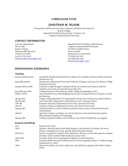 Curriculum Vitae