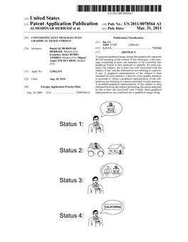 (12) Patent Application Publication (10) Pub. No.: US 2011/0078564 A1 ALMODOVAR HERRAIZ Et Al