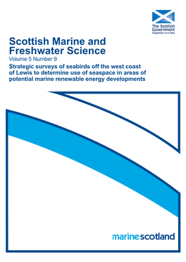 Scottish Marine and Freshwater Science