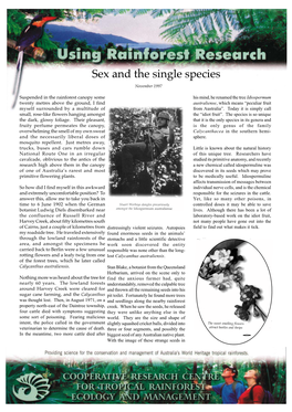 Sex and the Single Species November 1997