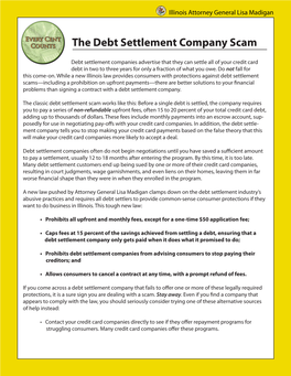 The Debt Settlement Company Scam