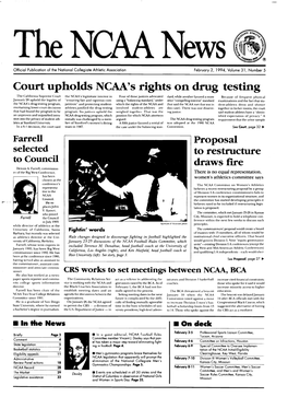 The NCAA News February 2, 1994