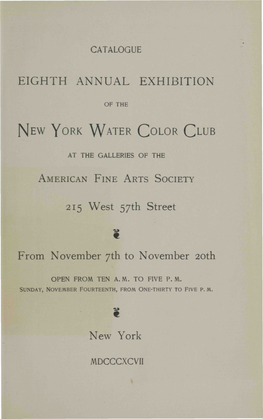 New York Water Color Club