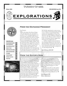 Explorations, Winter 2006