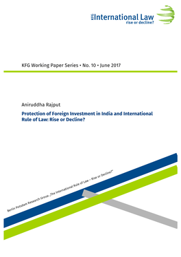 KFG Working Paper No. 10 Druckversion