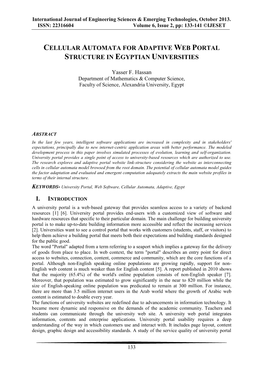Studying Emergent Computation Using New General Model of Cellular Automata