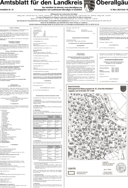 Amtsblatt Nr. 12.Pdf | 11.03.2021