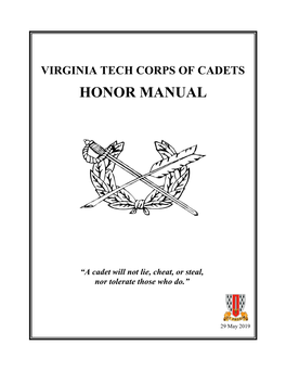 Honor Manual