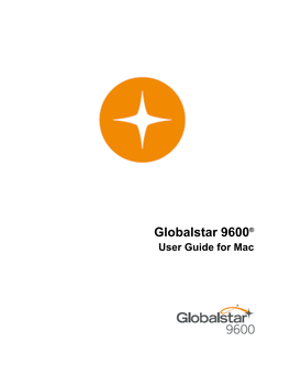 Globalstar 9600 User Guide for Mac V5