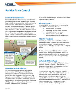 Positive Train Control