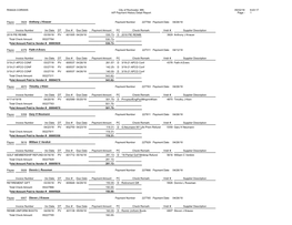 A/P Payment History Detail Report Page - 1