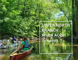 UPPER NORTH BRANCH RIVER AUDIT July 2019 the Partnership