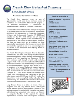 CT Statewide Bacteria TMDL