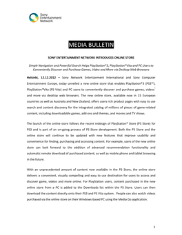 Media Bulletin